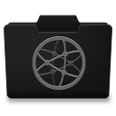 Black Grey Network Icon 128x128 png